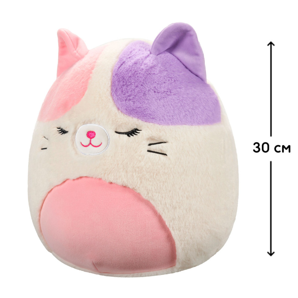Мягкая игрушка Кошечка Нил Squishmallows SQCR06765, 30 см