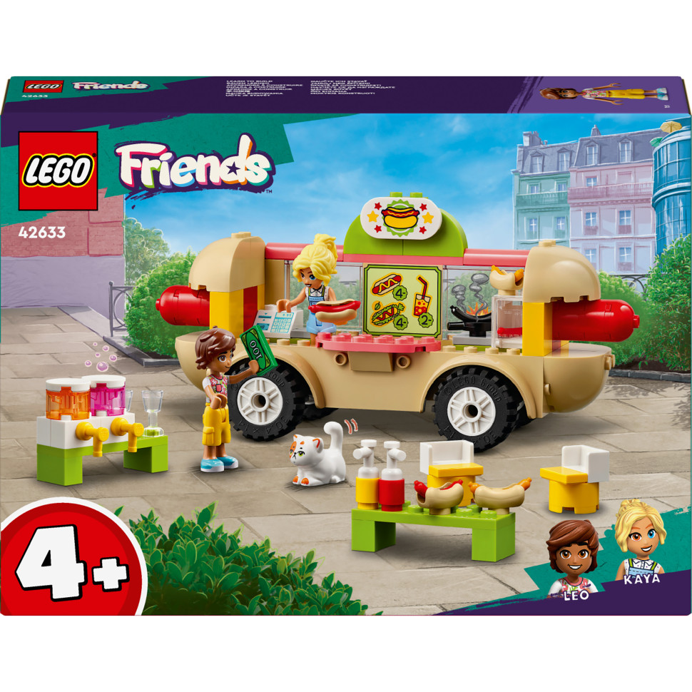 Конструктор LEGO Friends Грузовик с хот-догами 42633, 100 деталей