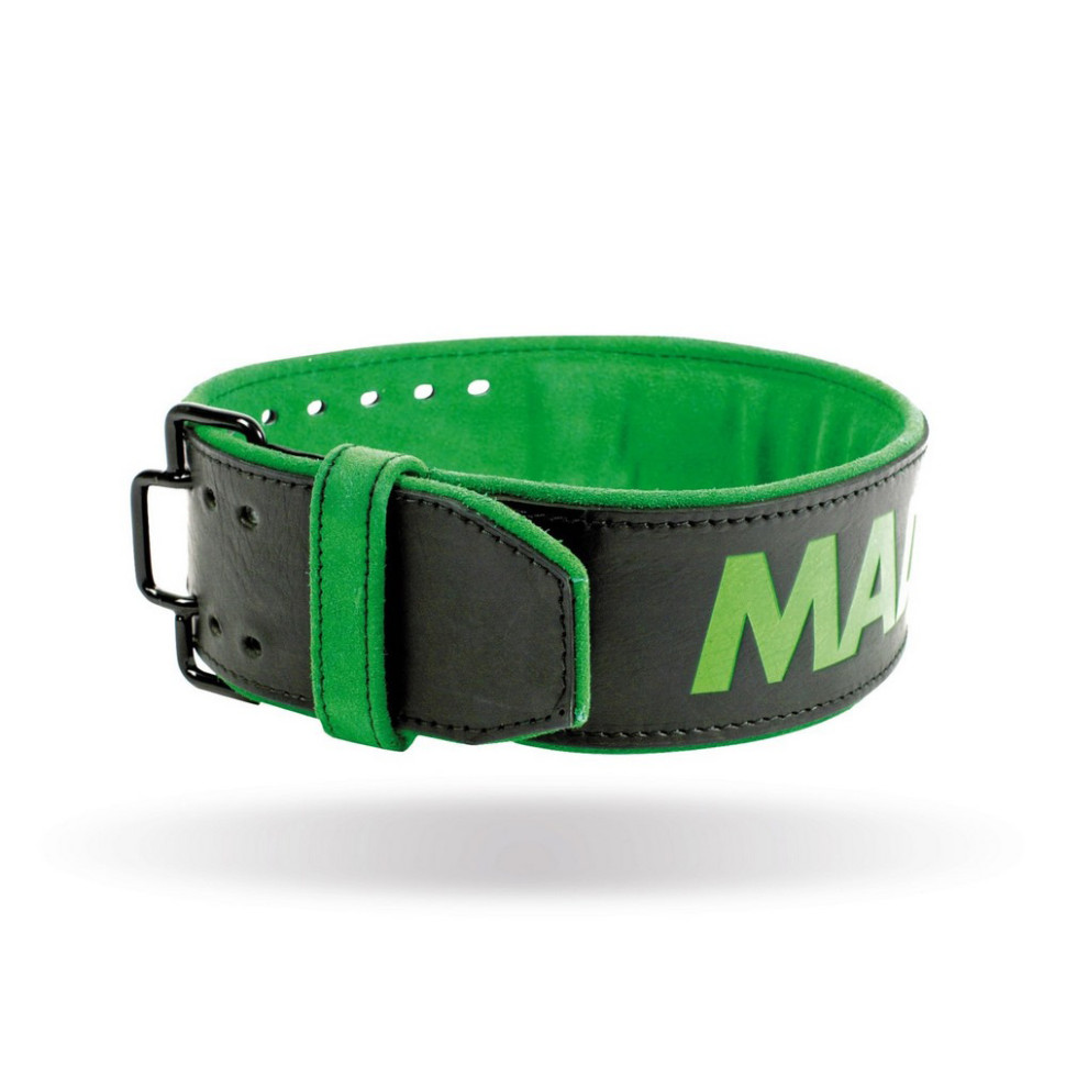 Пояс для тяжелой атлетики MFB-302 Quick Release Belt MadMax MFB-302_XXL, Black/Green, XXL