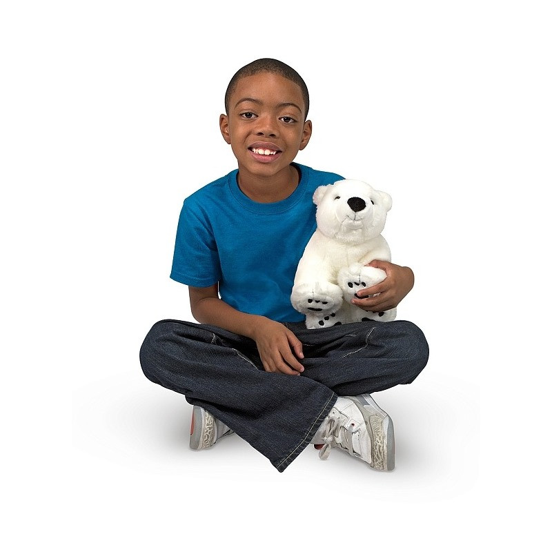 Полярний плюшевий ведмедик Леонід Melissa&Doug MD7609, 32 см