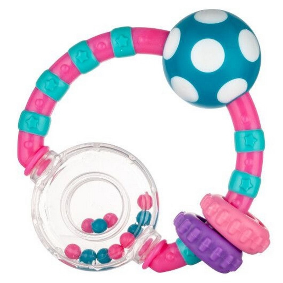 Погремушка Мячик с цветными шариками Canpol babies 56/145(Pink)