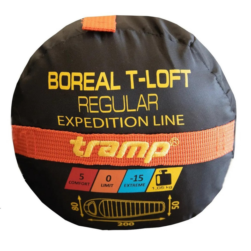 Спальный мешок Boreal Regular Tramp UTRS-061R-L Левый