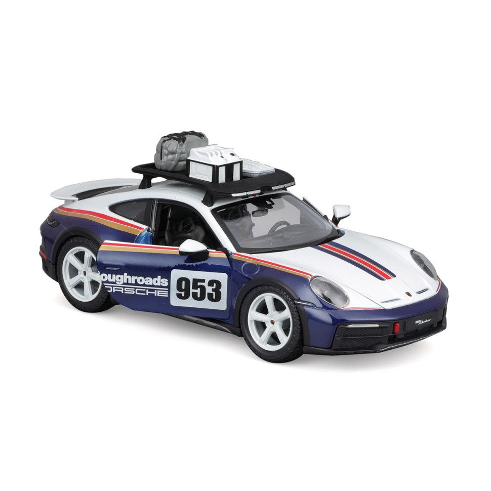 Автомодель спорткар PORSCHE 911 DAKAR Bburago 18-28029 (1:24)