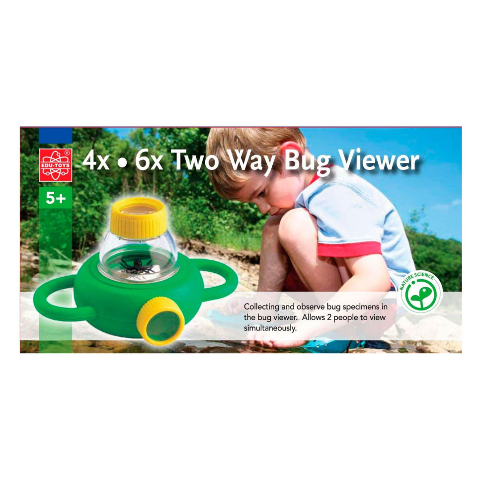 Контейнер для комах Edu-Toys BL010 зі збільшувальним склом 4x 6x 