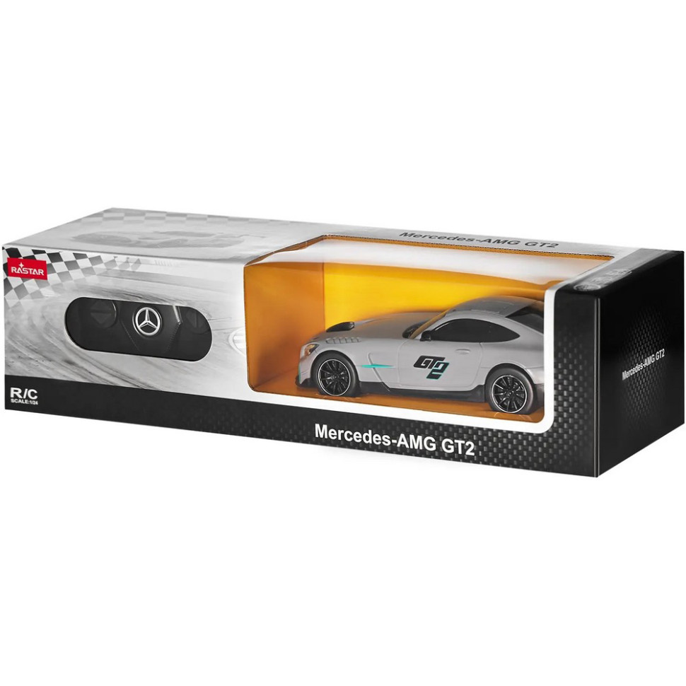 Машинка на радіоуправлінні Mercedes-AMG GT2 Rastar 10230 white, масштаб 1:24 