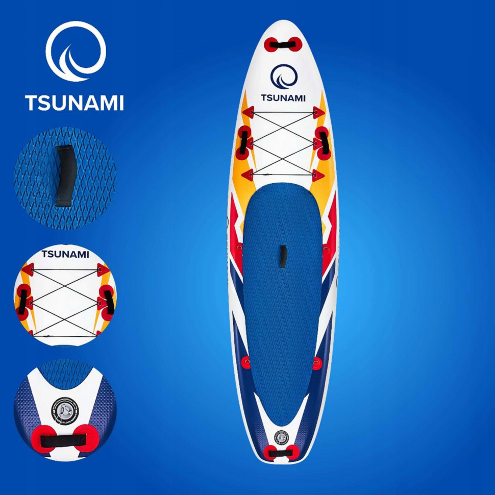 Надувная SUP доска Tsunami T06 с веслом Bolt 320 см 
