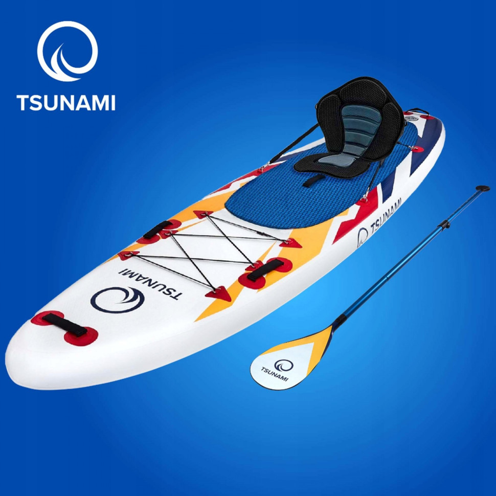 Надувная SUP доска Tsunami T06 с веслом Bolt 320 см 