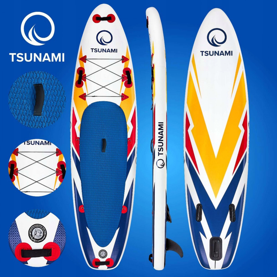 Надувная SUP доска Tsunami T06 с веслом Bolt 320 см 
