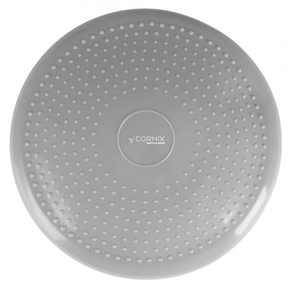 Балансувальна подушка-диск Cornix XR-0053, 33 см (сенсомоторна) масажна, Grey
