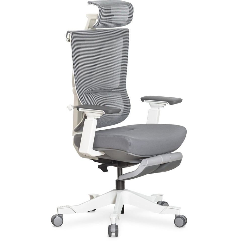 Дитяче крісло S6 Air Fabric Mealux HF-S6 F/ GW, Grey White