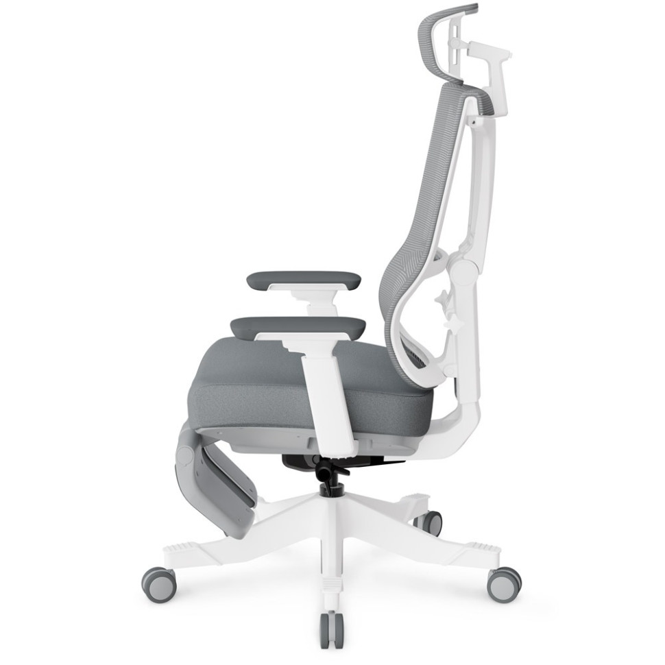 Дитяче крісло S6 Air Fabric Mealux HF-S6 F/ GW, Grey White