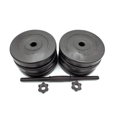 Гантель складальна композитна в пластиковій оболонці Newt Rock pro 30,5 кг NE-PL-G-030