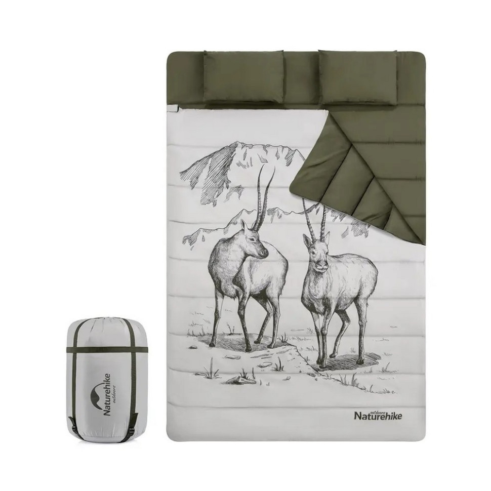 Спальний мішок двомісний з подушками NH21MSD06 Naturehike 6927595795330