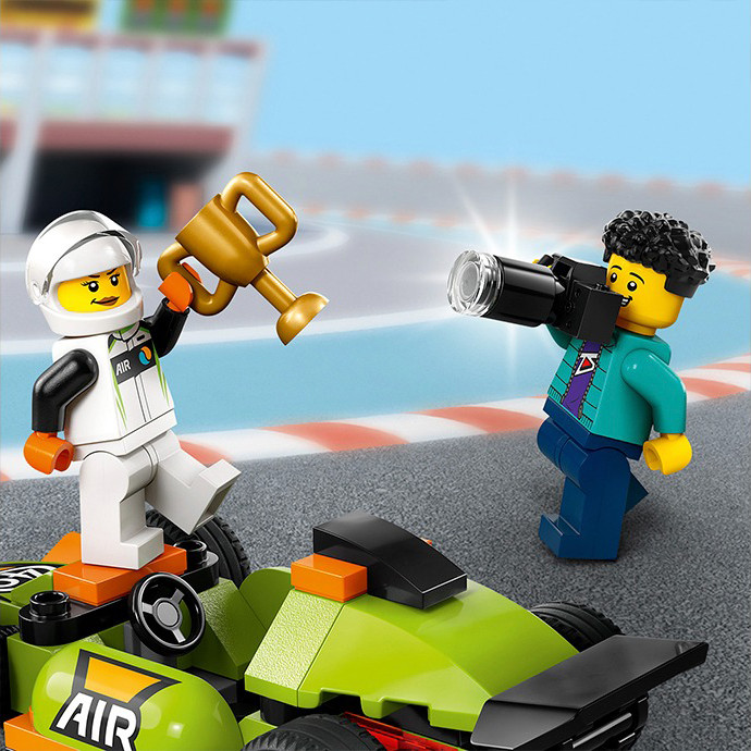 Конструктор Lego City Зелений автомобіль для перегонів 60399LG 56 деталей