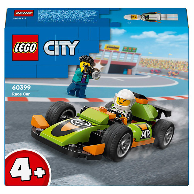 Конструктор Lego City Зелений автомобіль для перегонів 60399LG 56 деталей