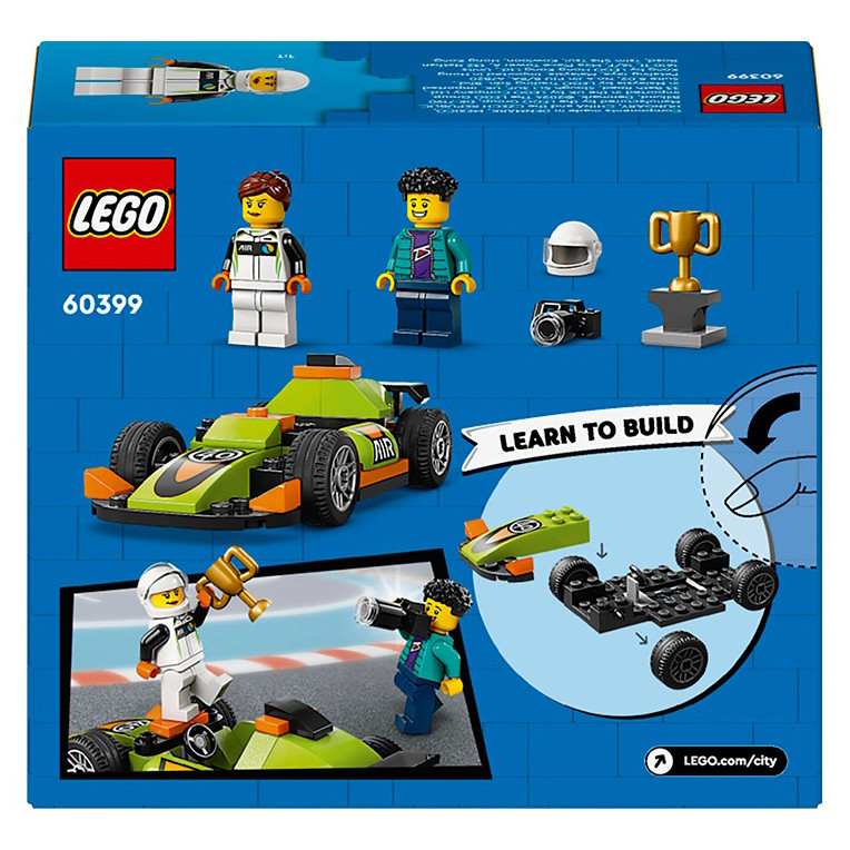 Конструктор Lego City Зелений автомобіль для перегонів 60399LG 56 деталей
