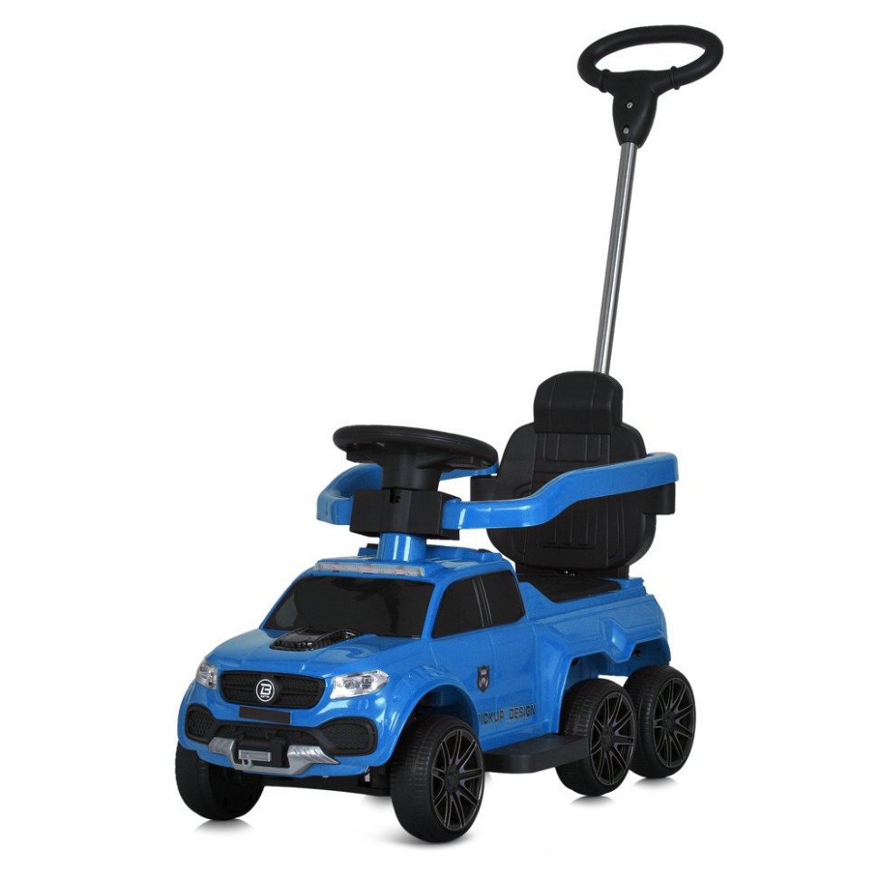 Дитяча Каталка-толокар Bambi M 5900EL-4 з батьківською ручкою