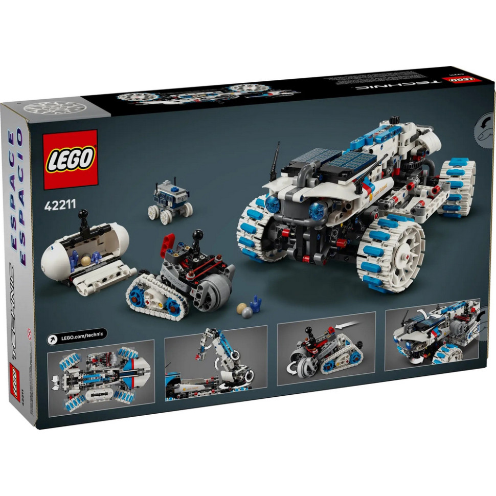 Конструктор Technic Місяцехід Lunar Outpost. Космічний корабель LEGO 42211, 1082 деталі