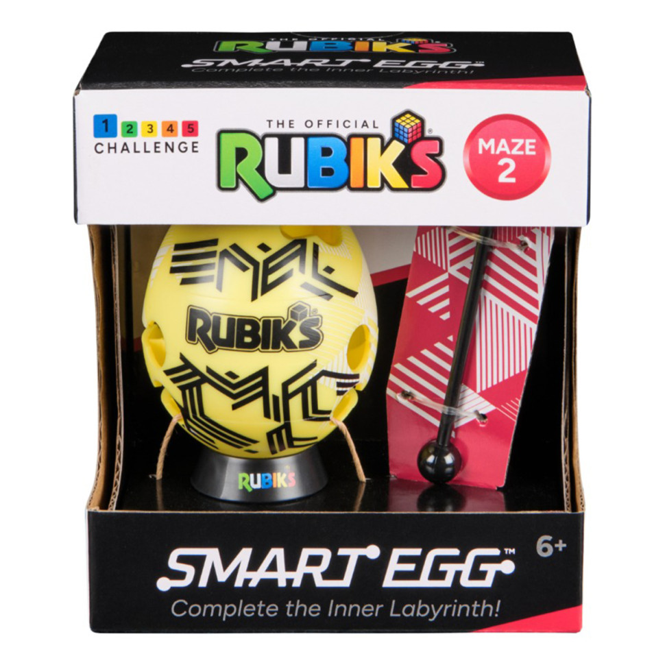 Развивающая Головоломка Смарт-яйцо Rubik's 6071681(Yellow) палочка, подставка