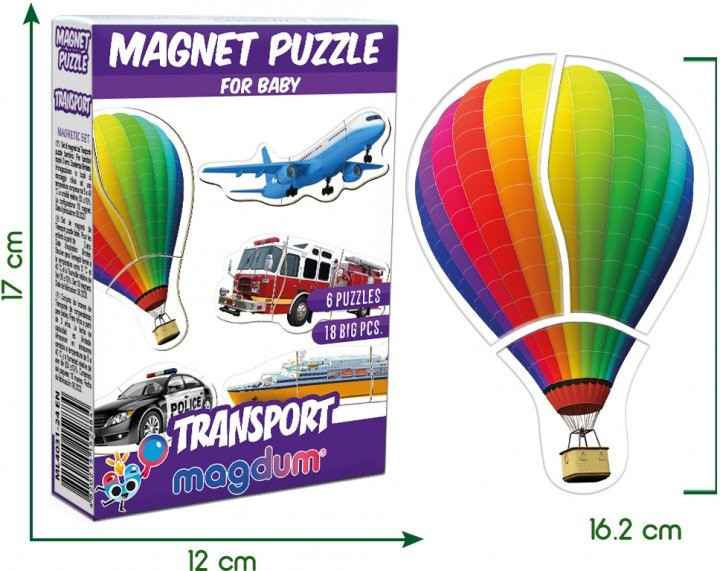 Набір магнітів Baby puzzle 