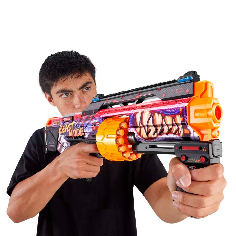Швидкострільний бластер Skins Last Stand Beast Out X-Shot Zuru 36518J 16 патронів