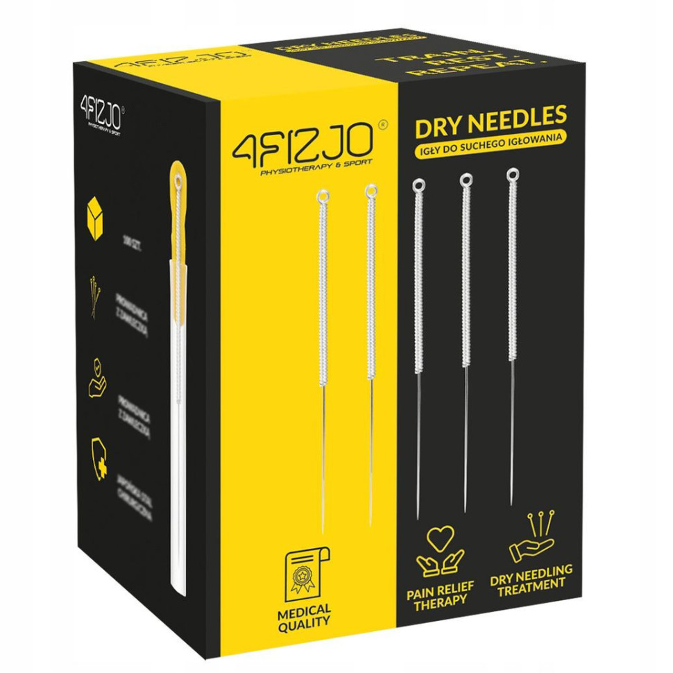 Иглы акупунктурные с направляющей 4FIZJO P-5907739318947, 100 шт 0.3х30 мм