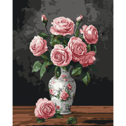 Картина по номерам "Букет роз" Art Craft 13164-AC 40х50 см