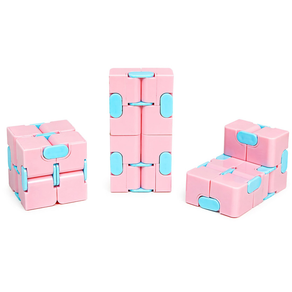 Антистрес кубик-трансформер Infinity Cube Bambi IGR133(Pink) пастельні кольори