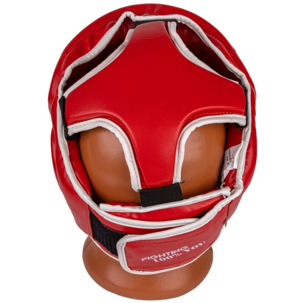 Боксерский шлем тренировочный PowerPlay PP_3100_M_Red, M
