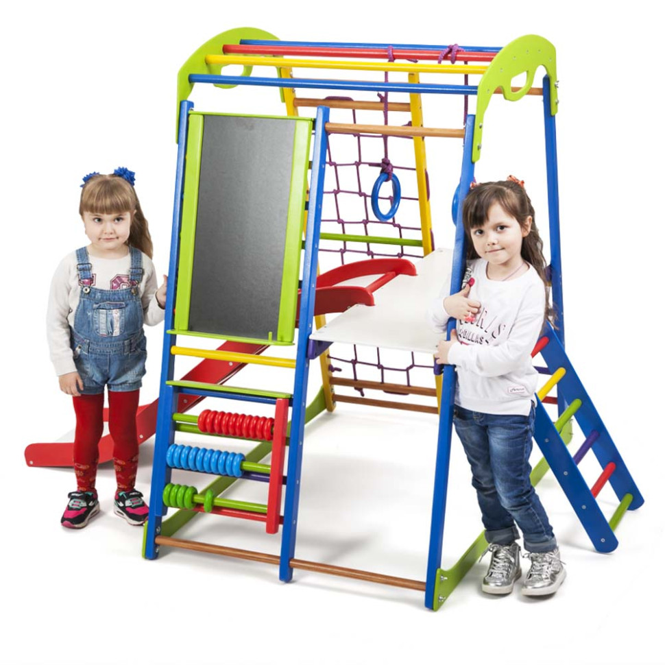 Дитячий спортивний комплекс SportBaby SportWood Plus 3 для дому