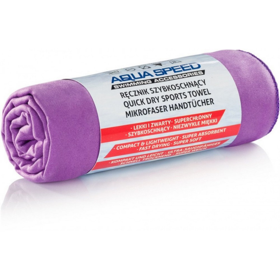 Рушник DRY FLAT 7334 Aqua Speed 155-09-50x100​​ фіолетовий 50 x 100 см