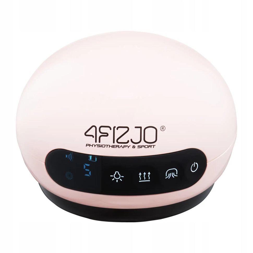 Массажная вакуумная банка 4FIZJO 4FJ0518 аккумуляторная с ИК прогревом Pink