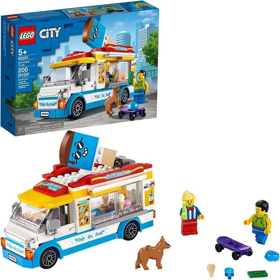 Конструктор LEGO City Грузовик мороженщика 60253