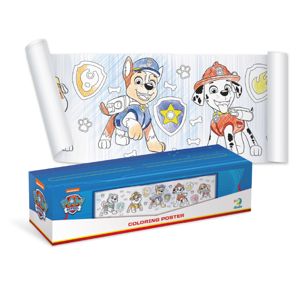 Розмальовка дитяча Paw Patrol Друзі DoDo Toys 200192, 70х16 см