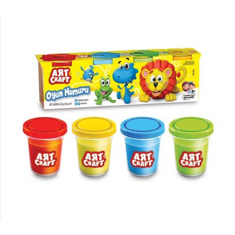 Набір для творчості тісто для ліплення 4 кольори Dede 03281DD 448 грам