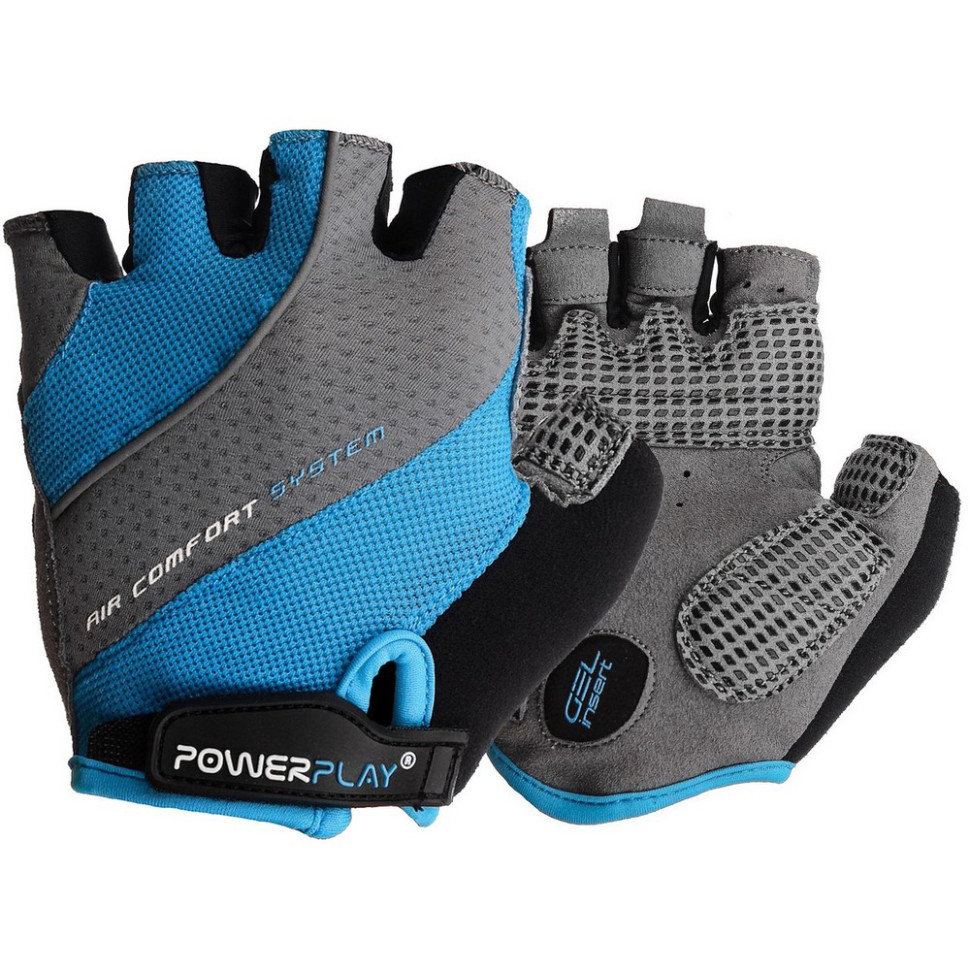 Велоперчатки PowerPlay 5023B_XS_Blue_Lady, XS