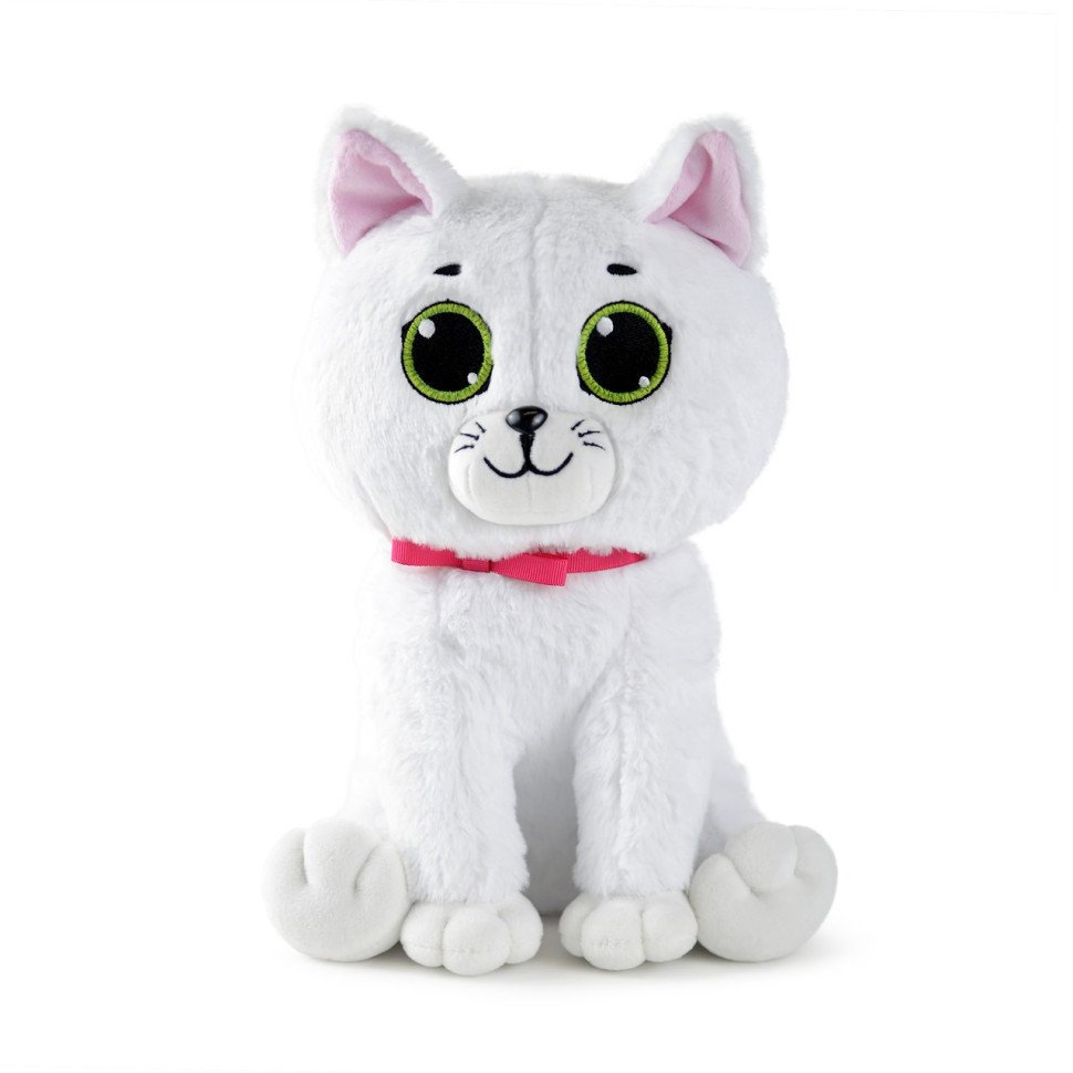 Плюшева іграшка кіт Сніжинка WP Merchandise FWPCATSNOW22WT000, 31 см