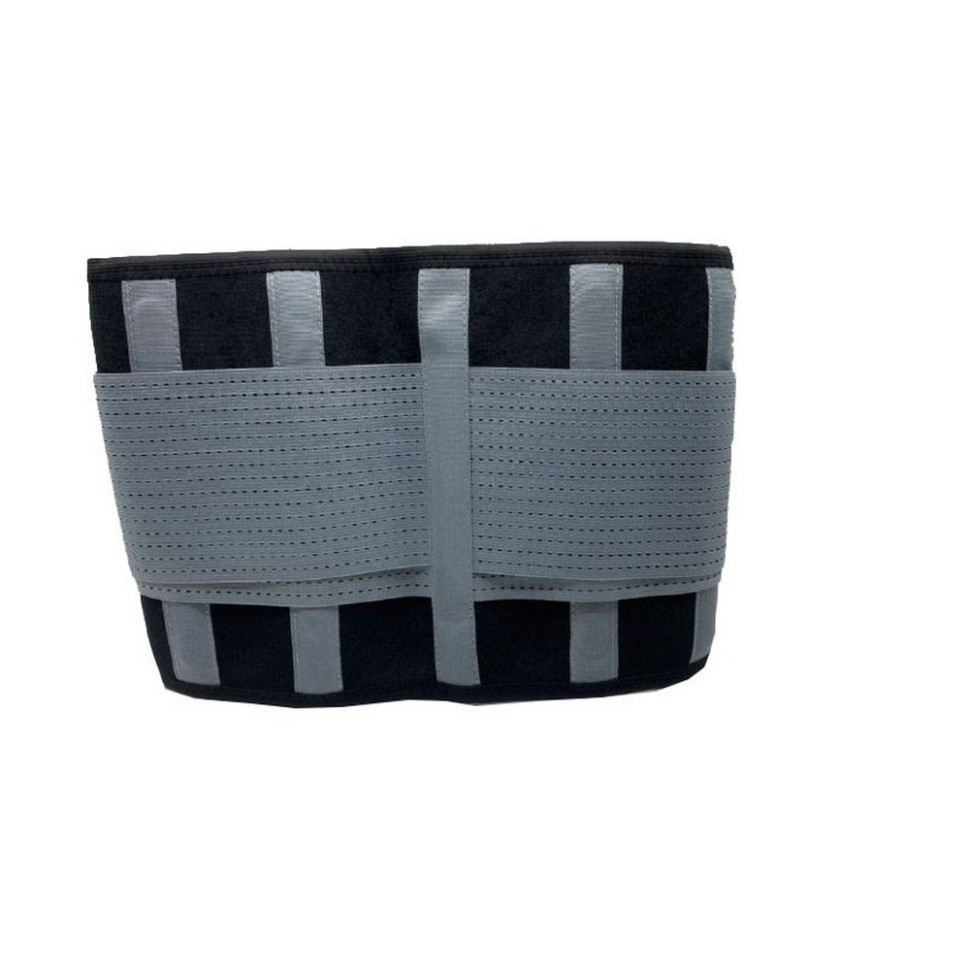 Пояс-корсет для поддержки спины PowerPlay PP_4305_BK/GR_110*24cm, Черно-серый