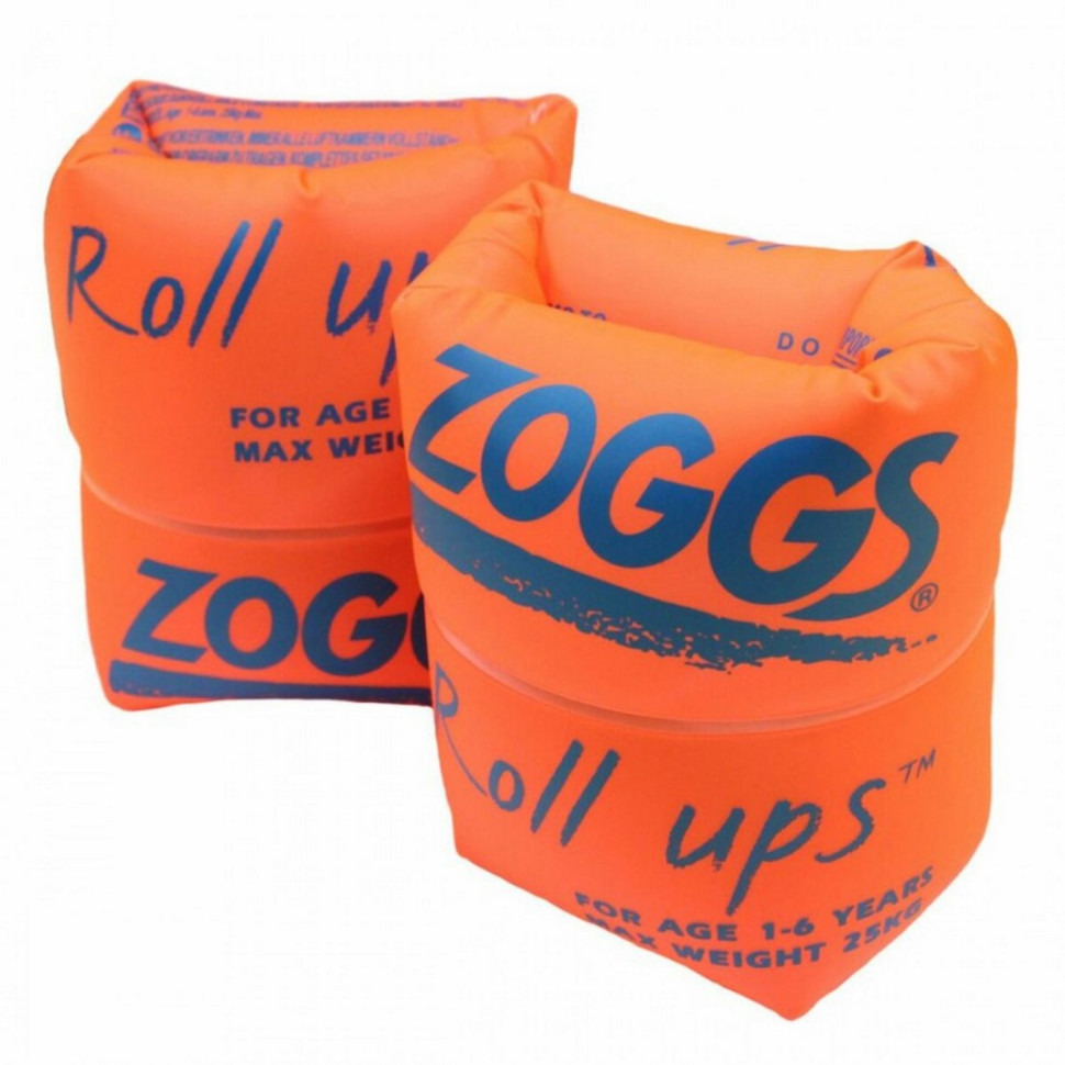 Нарукавники для плавания Roll Ups Zoggs 301204 оранжевые