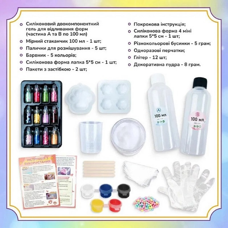 Набір для виготовлення сквишів антистресів 