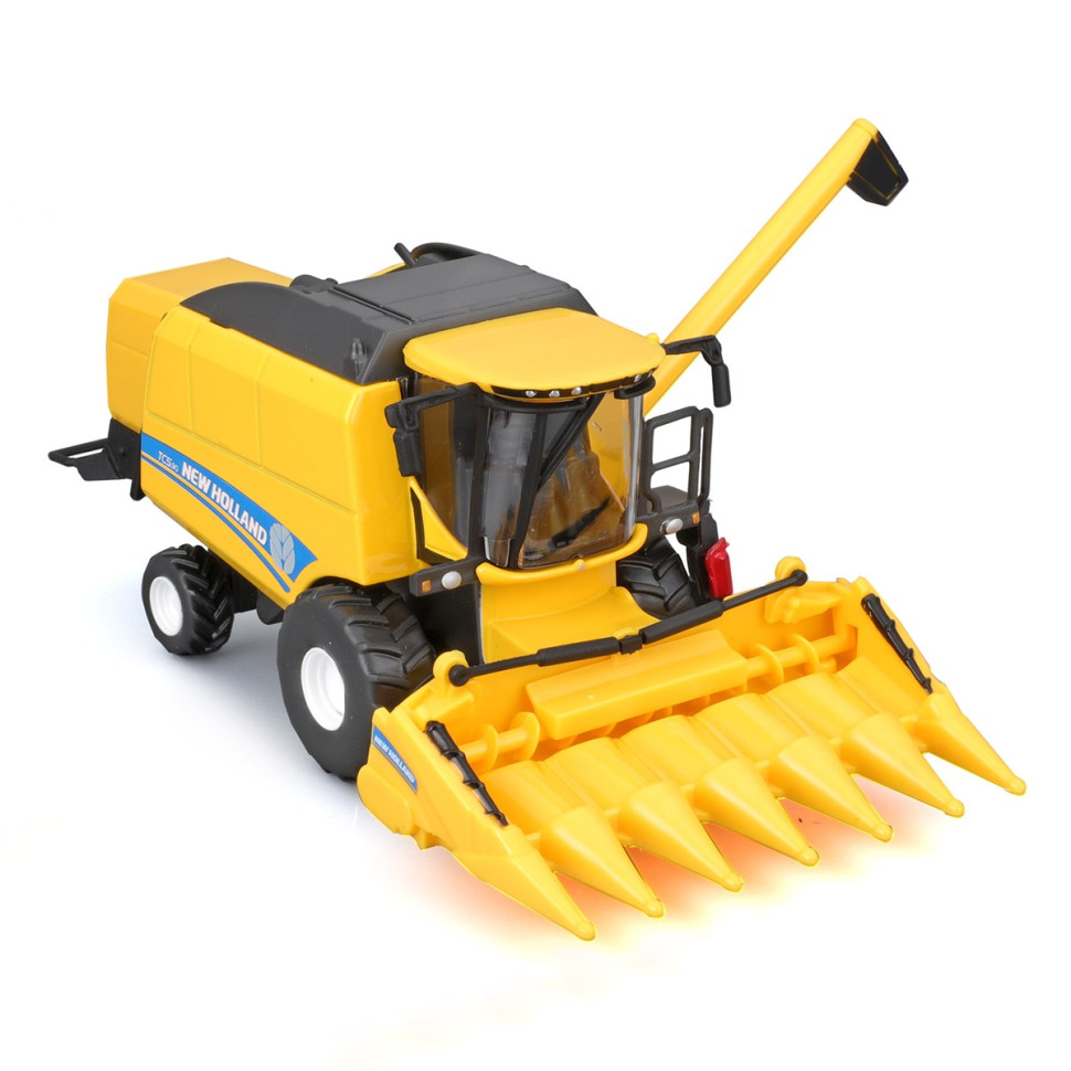 Автомодель комбайн ЗЕРНОСБОРНЫЙ NEW HOLLAND TC5.90 Bburago 18-31722 (1:24)