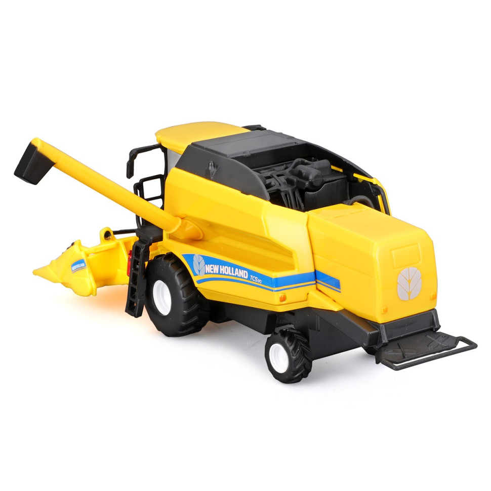 Автомодель комбайн ЗЕРНОСБОРНЫЙ NEW HOLLAND TC5.90 Bburago 18-31722 (1:24)