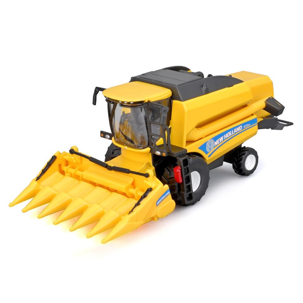 Автомодель комбайн ЗЕРНОСБОРНЫЙ NEW HOLLAND TC5.90 Bburago 18-31722 (1:24)