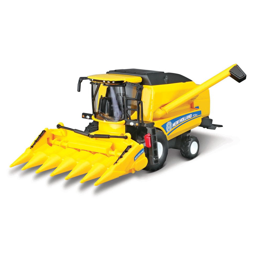 Автомодель комбайн ЗЕРНОСБОРНЫЙ NEW HOLLAND TC5.90 Bburago 18-31722 (1:24)