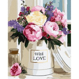 Картина по номерам "Теплые цветочные оттенки" &copy;art_selena_ua Идейка KHO3340, 40х50 см