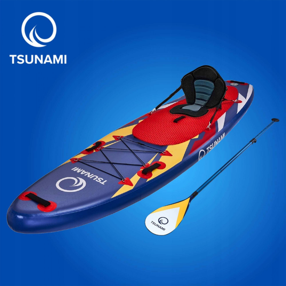 Надувная SUP доска Tsunami T07 с веслом Bolt 320 см