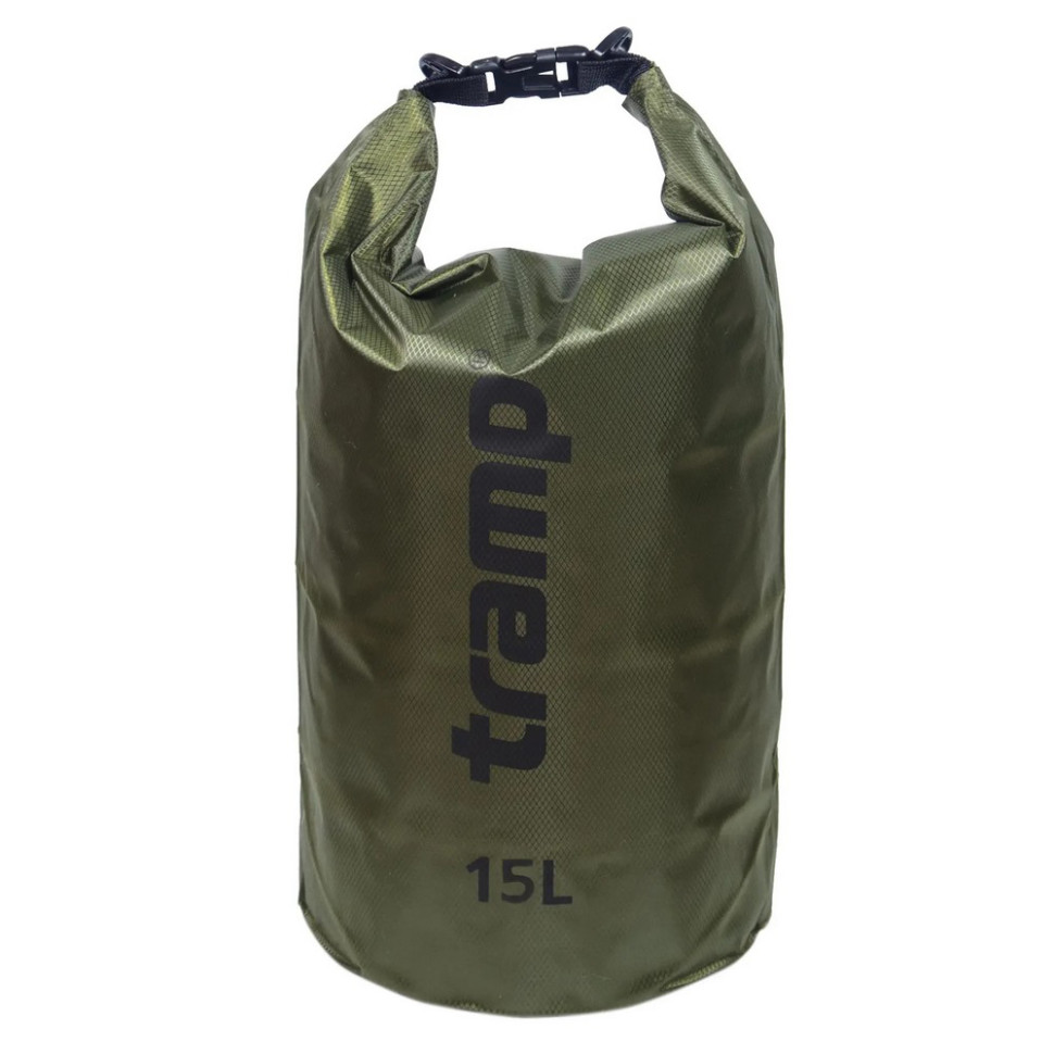 Гермомішок PVC Diamond Rip-Stop 15 Tramp UTRA-112-olive, Оливковий 15 л
