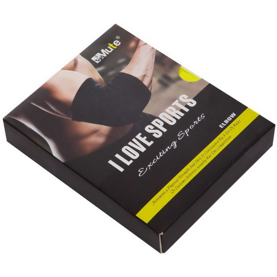 Налокітник еластичний MUTE Gemini Sport GMT-9059 чорний