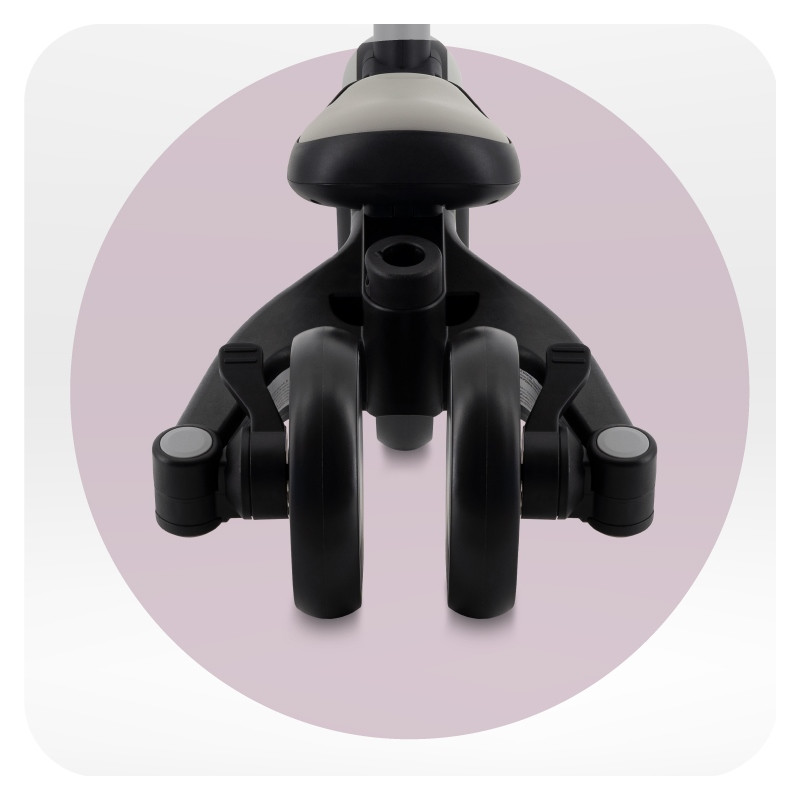 Дитячий триколісний велосипед 4 в 1 SOLIVIA MoMi ROTR00017 grey