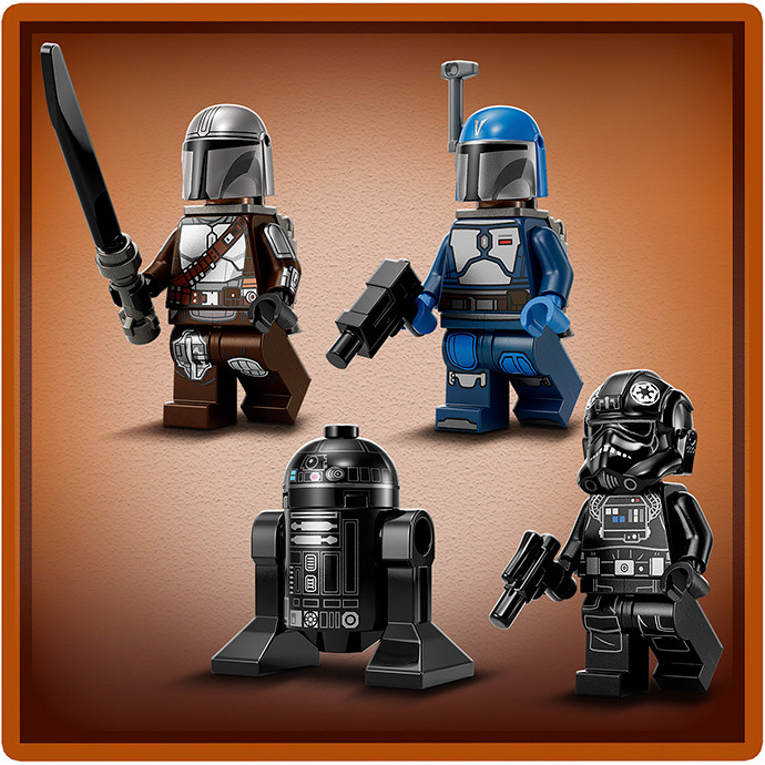 Конструктор LEGO Star Wars™ Мандалорський винищувач проти Перехоплювача TIE 75348, 957 деталей 
